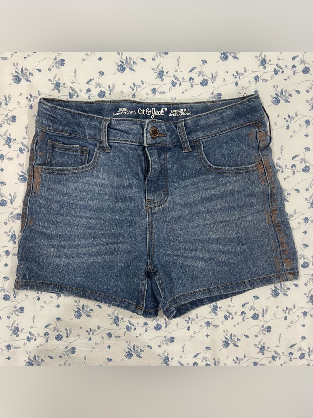 Cat & Jack Blue Denim Women’s Super Stretch Shorts